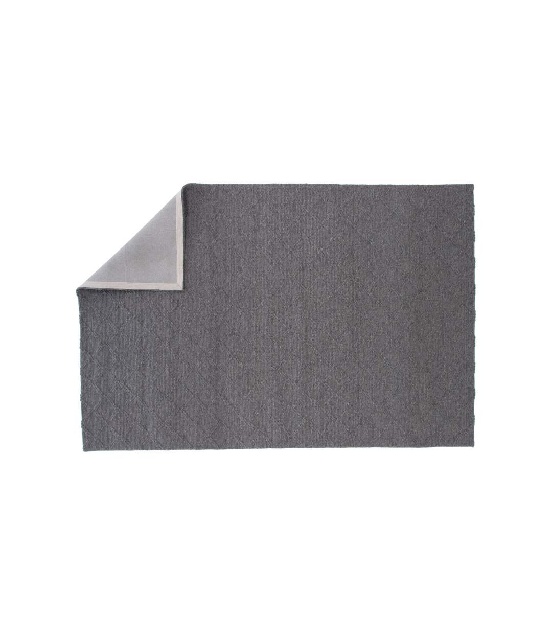 Tapis Déco en Laine Cloudy 200x300cm Gris-2
