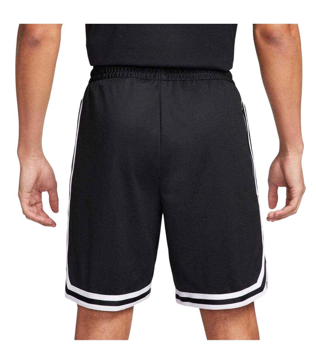 Mens Dna Dri-fit Basketball Shorts Black White Nike-3