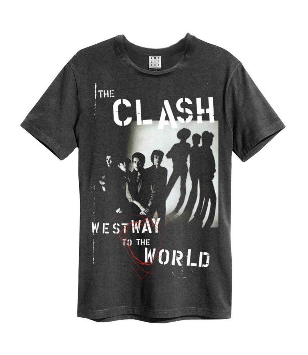 T-shirt Westway To The World Adulte Anthracite Amplified-1