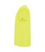 Mens Imola Short-sleeved Sports T-shirt Fluorescent Yellow Roly-3