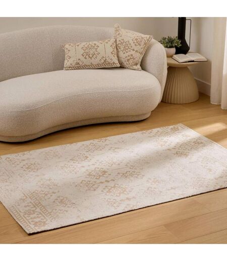 Tapis à Motifs Tissés Ozel 120x170cm Beige