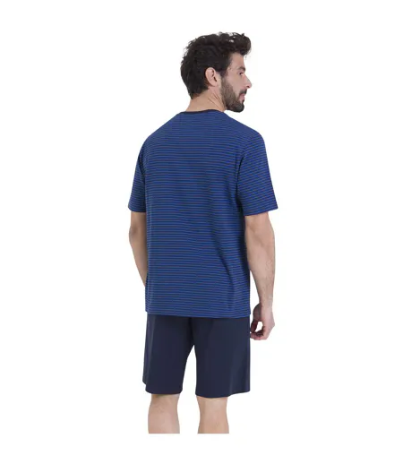 Pyjama court rayures homme L'Escale Athena