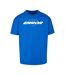 Mens Error Wording Oversized T-shirt Bleu Cobalt Mister Tee-1
