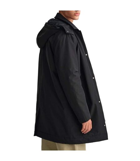 Mens Padded Car Coat Black Gant