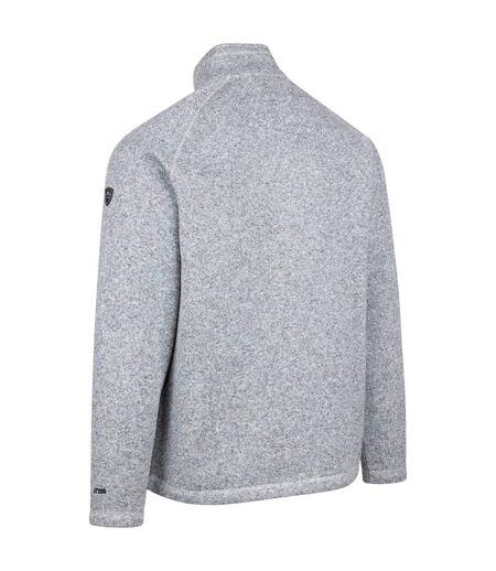 Mens Corsham Marl Half Zip Fleece Top Grey Trespass
