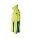 Mens Accelerate Safe Soft Shell Jacket Hi Vis Yellow Dark Petroleum Mascot-3