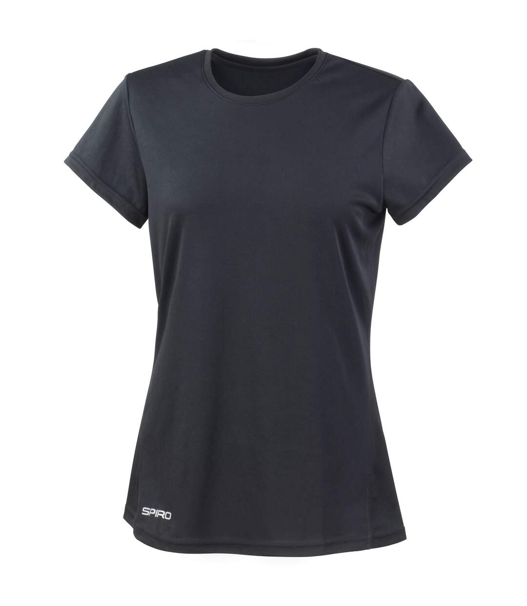 T-shirt sport à manches courtes femme noir Spiro-1