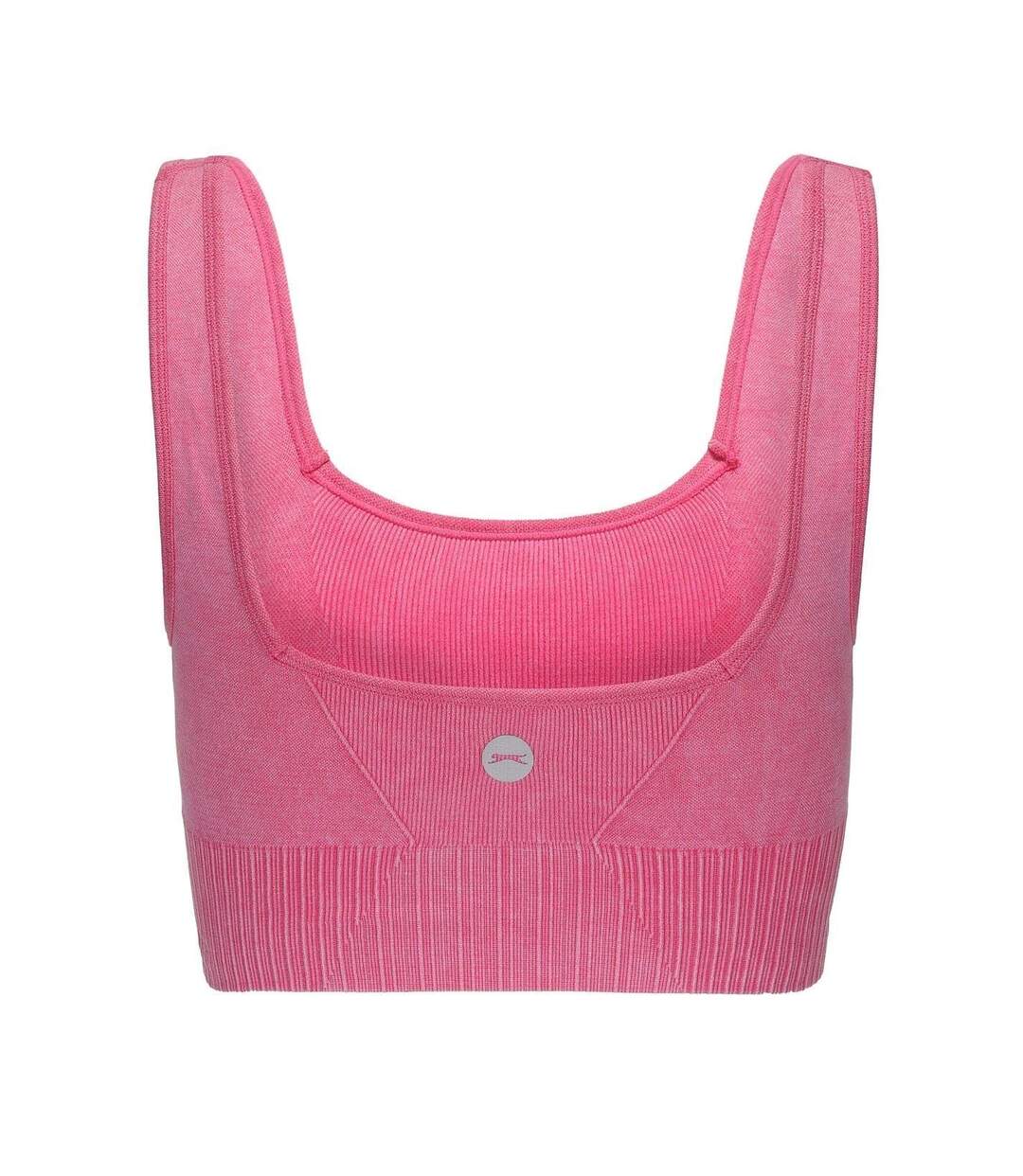 Lot De 2  Brassières De Sport Femme Framboise Pêche Blanche Slazenger-3
