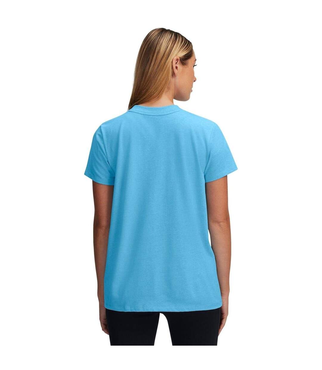 T-shirt Manches Courtes Rival Core Femme Bleu Clair Blanc Under Armour-2