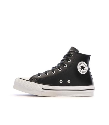 Baskets noires femme converse all star eva