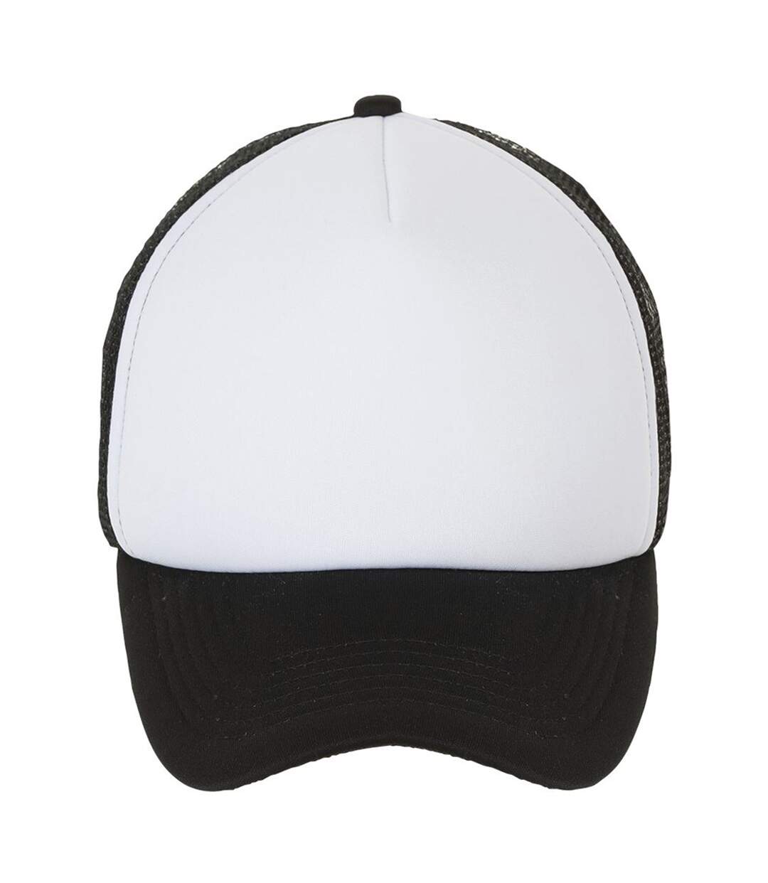 SOLS Unisex Bubble Contrast Cap (White/Black) - UTPC2751-2
