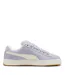 Womens/ladies Xl Leo Leopard Print Suede Trainers Pale Blue Puma-4