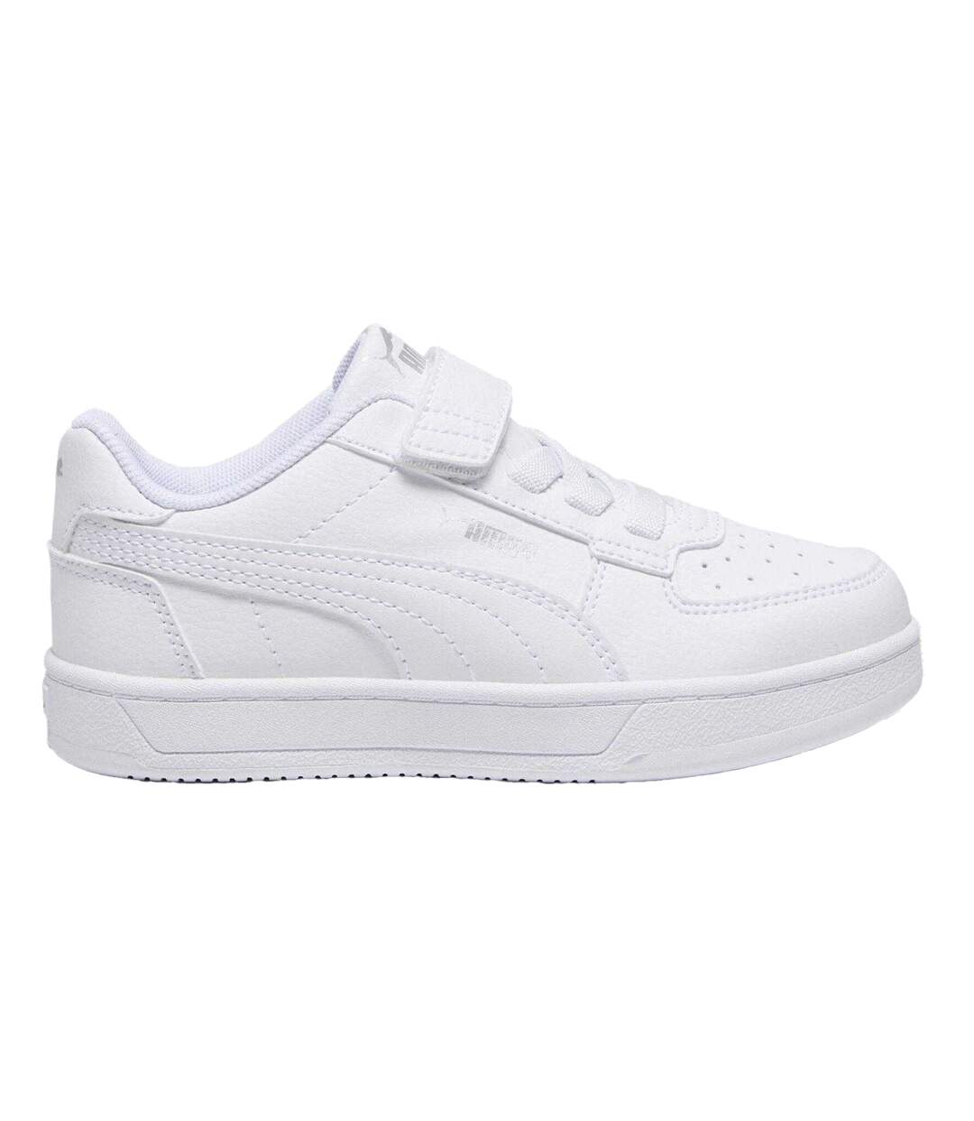 Childrens/kids Caven 2.0 Logo Trainers White Puma-4