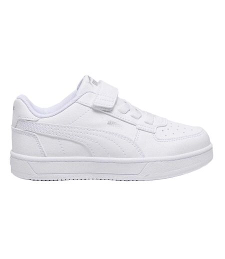 Childrens/kids Caven 2.0 Logo Trainers White Puma