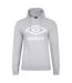 Sweat À Capuche Homme Gris Chiné Blanc Umbro-2