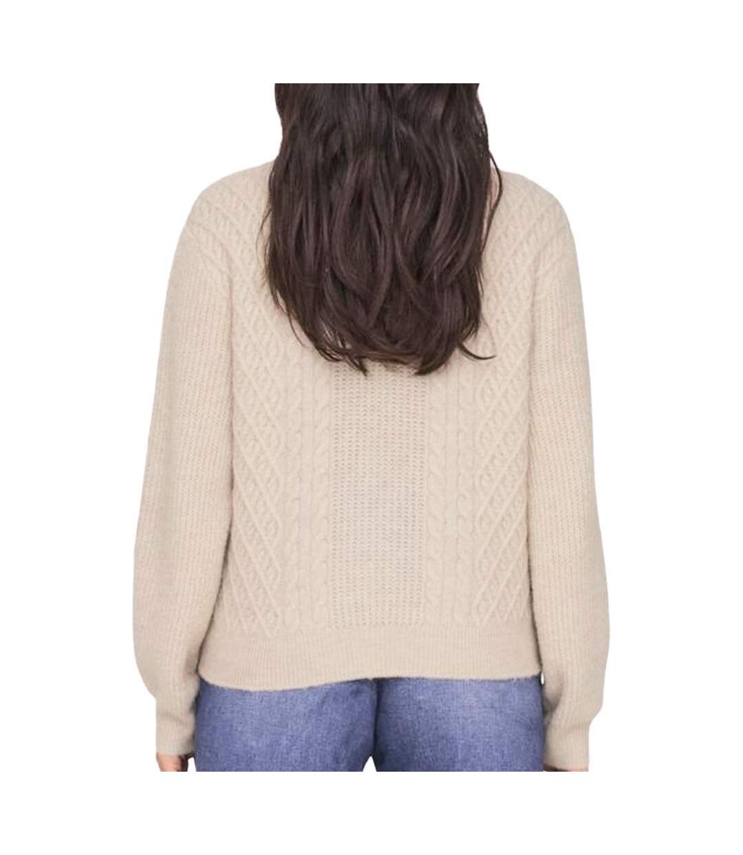 Gilet beige femme only igrid-2