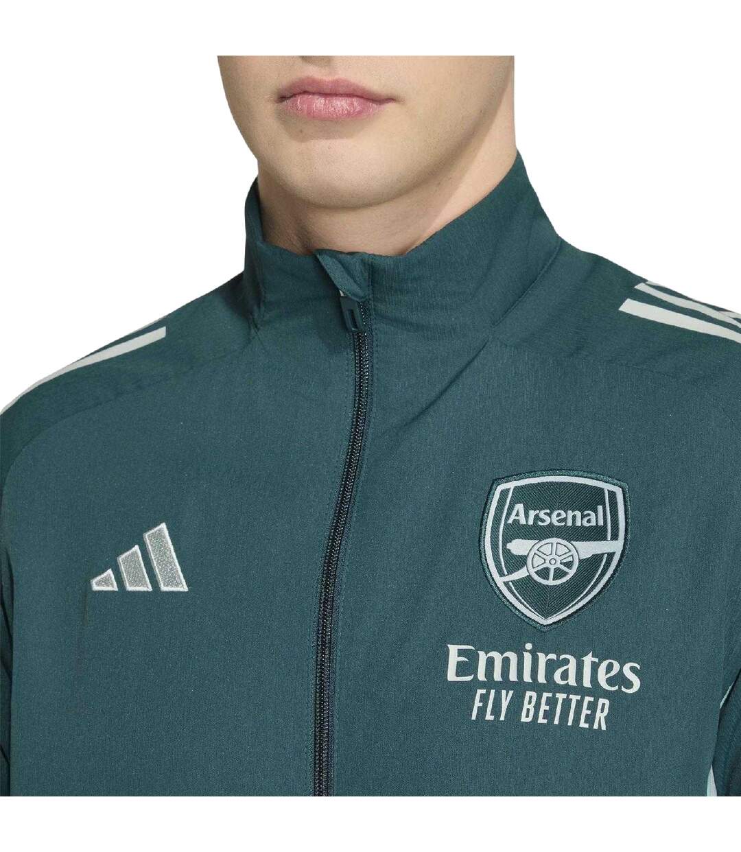 Veste De Survêtement Motif/style Arsenal Fc Homme Vert Adidas-4