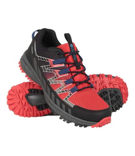 Mens Enhance Trail Waterproof Running Trainers Active Red Mountain Warehouse