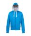 Awdis - Sweatshirt à capuche et fermeture zippée - Homme (Bleu saphir) - UTRW181