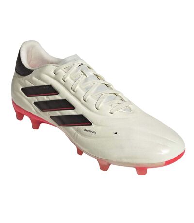Mens Copa Pure Ii League 3 Stripes Leather Firm Ground Football Boots Ivory Adidas