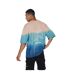 T-shirt tie dye mushroom adulte beige / bleu marine Hype