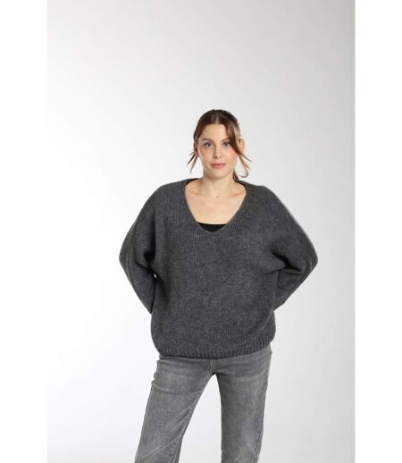 Pull Bary  Foncé | Gerard Pasquier Avec Col V | Gerard Pasquier