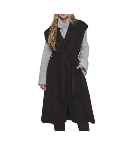 Veste Longue Sans Manches Noir Femme Vila Juice Vest - M