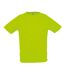 T-shirt Sporty Homme Vert Néon SOLS-1
