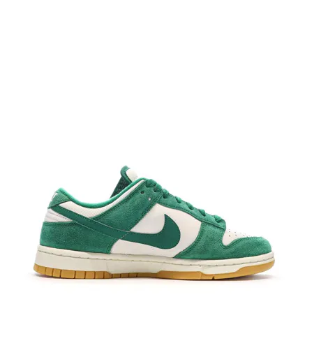 Baskets blanches/vertes homme nike dunk low