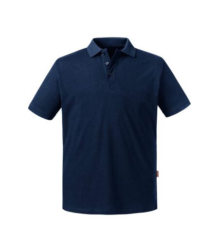 Russell Mens Pure Organic Polo (French Navy)