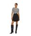 Dorothy Perkins Womens/Ladies Wrap Tailored Mini Skirt (Black) - UTDP3817