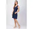 Robe courte unie MAURINE larges bretelles Coton Du Monde-3