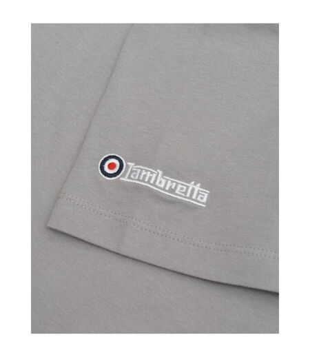 Mens Chevron Target Big & Tall T-shirt Ultimate Grey Lambretta