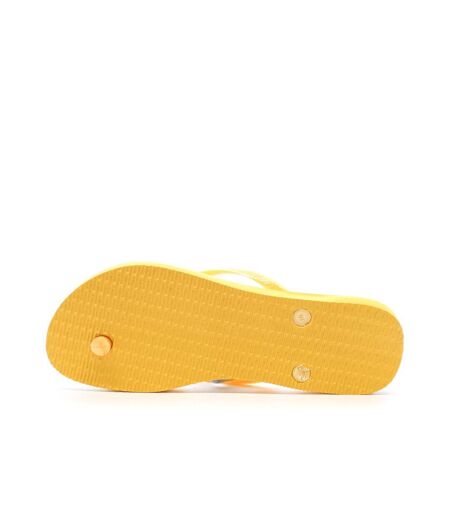 Tongs jaune femme havaianas slim 1740