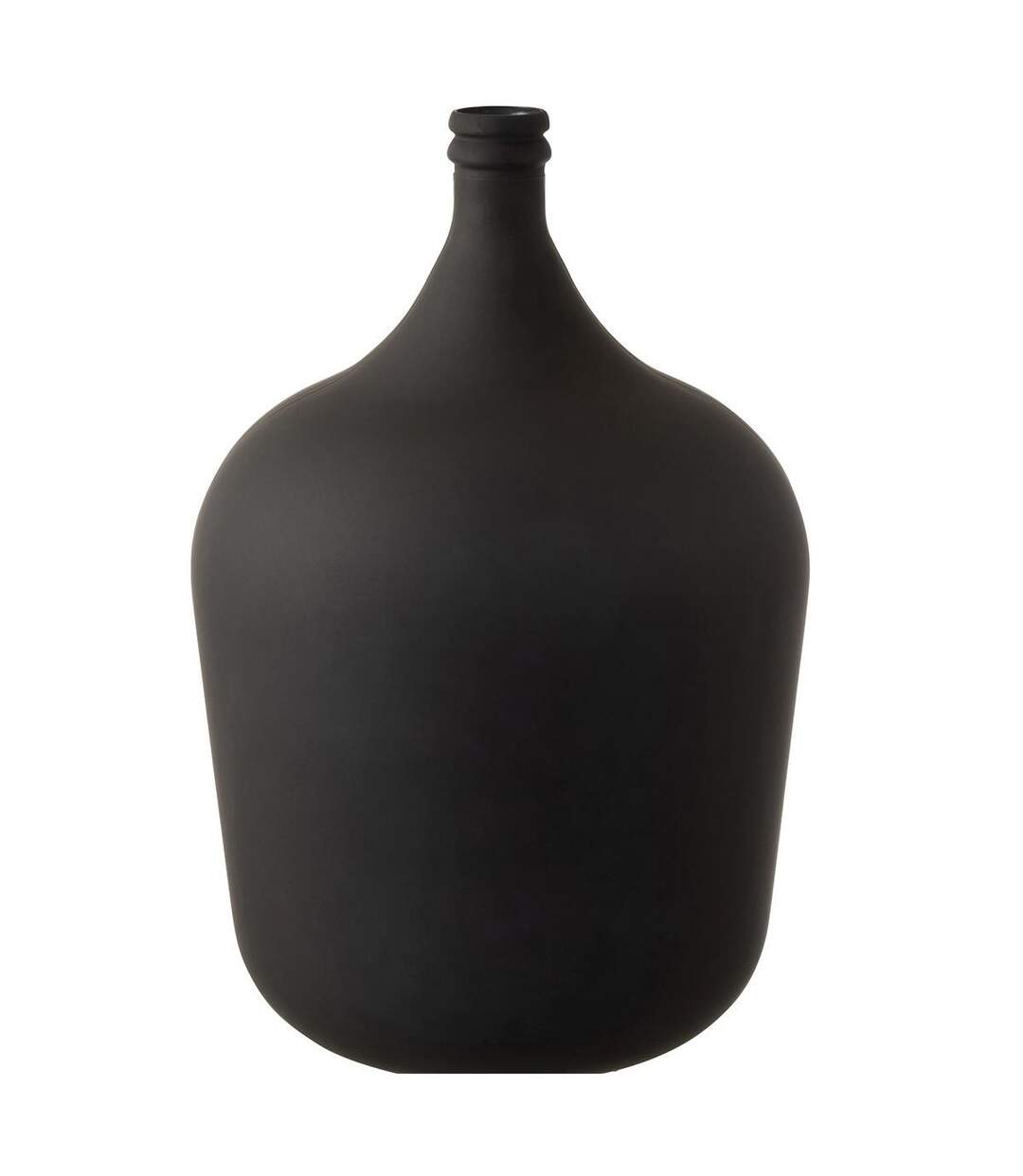Vase Design en Verre Gentle 55cm Noir Mat-1