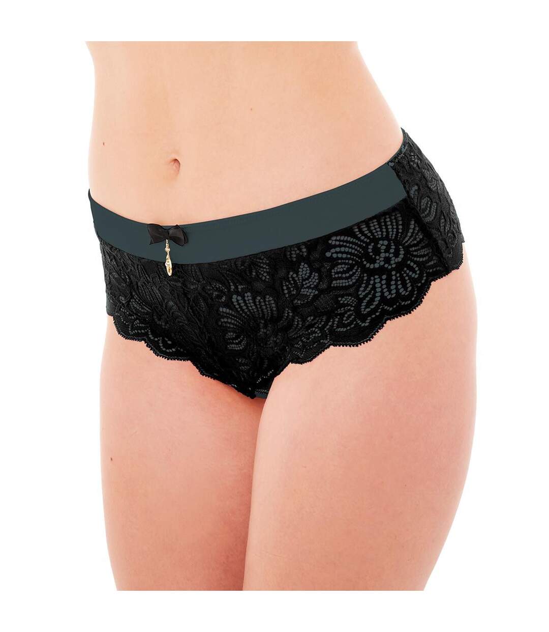 Shorty string émeraude/noir Epicée-1