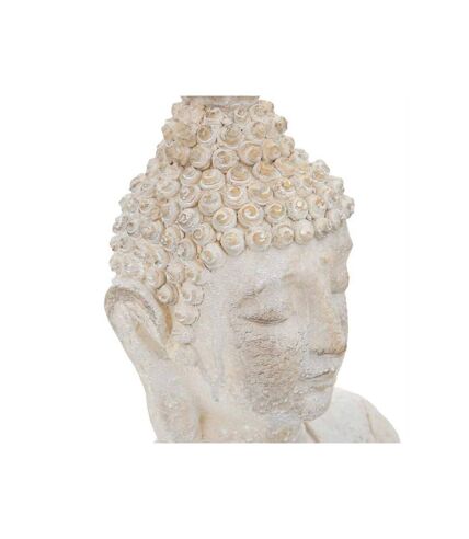 Statuette Déco Bouddha Dala 50cm Blanc
