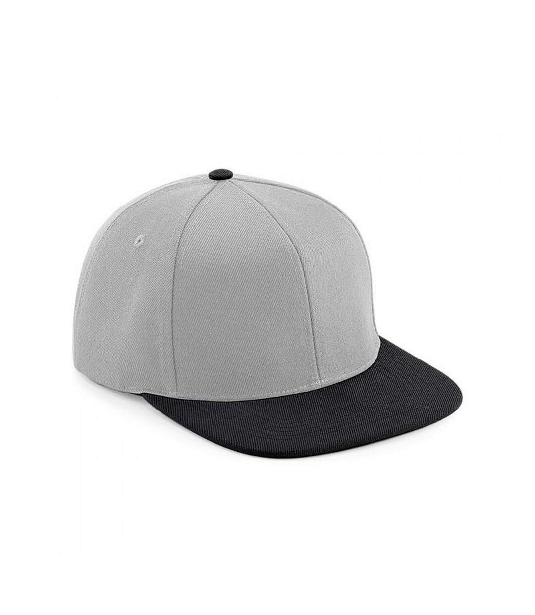 Casquette ajustable adulte gris / noir Beechfield-1