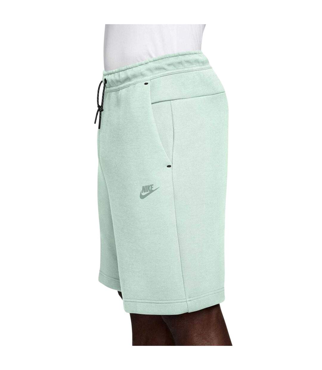 Mens Tech Fleece Shorts Light Silver Nike-3