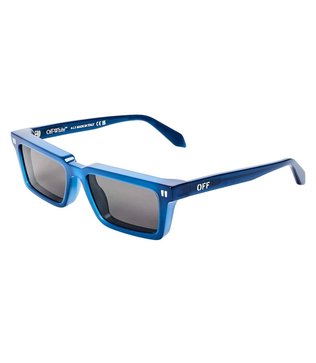 Mens Tyler Square Sunglasses One Size Blue Dark Grey Off-White-1