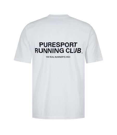 T-shirt Running Club Homme Blanc Performance