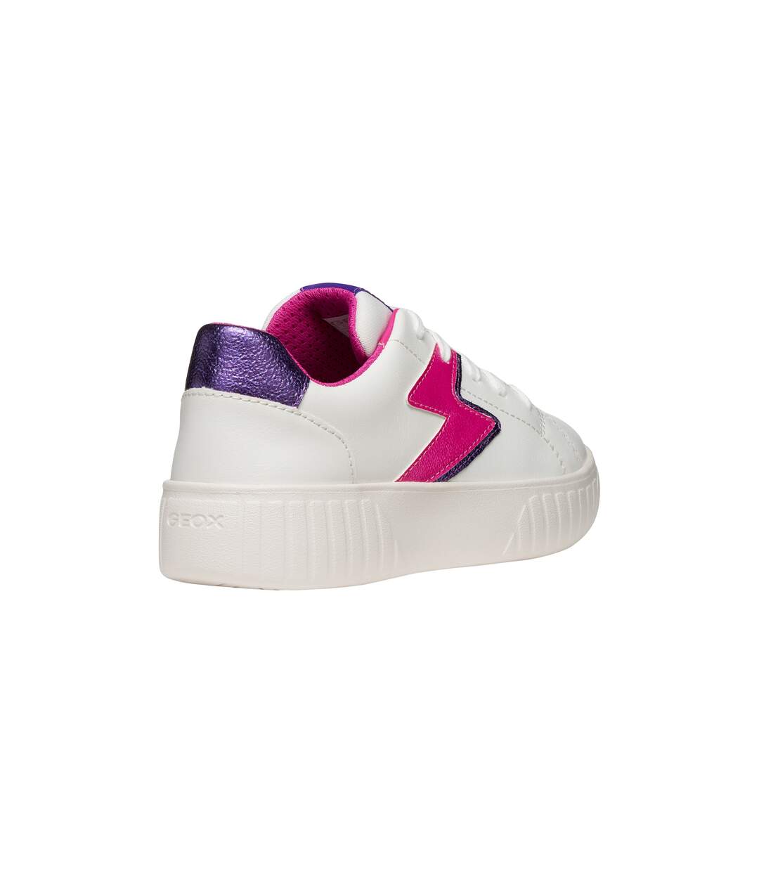 Basket Basse à Lacets Geox Junior Mikiroshi Synth.Lea-4