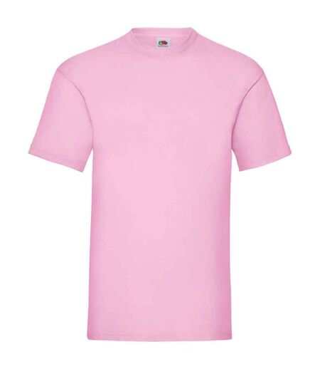 Mens valueweight t-shirt light pink Fruit of the Loom