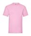 Mens valueweight t-shirt light pink Fruit of the Loom