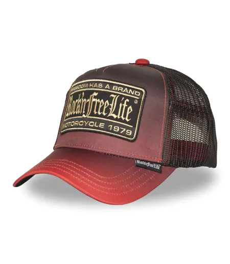Casquette trucker avec filet bi-matière Wrong Rock'n Free Life