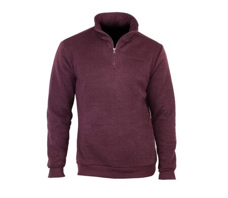 Sweat col montant zippé en polaire CHARLY1
