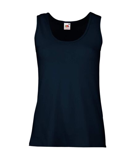 Fruit Of The Loom Ladies/Womens Lady-Fit Valueweight Vest (Deep Navy) - UTBC1355