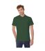 B&c Id.001 Polo À Manches Courtes Pour Hommes Vert Foncé B And C-1
