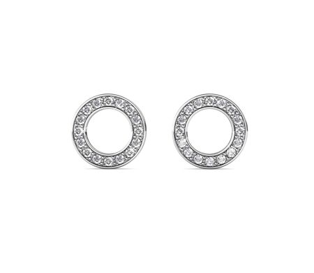 Boucles d'oreilles Duo Circlet, Cristal d'Autriche