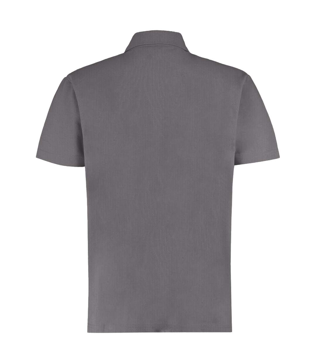 T-shirt polo hommes gris foncé Kustom Kit